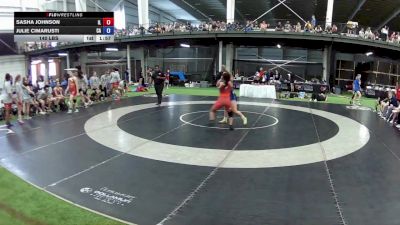 140 lbs Sasha Johnson, Illinois vs Julie Cimarusti, California