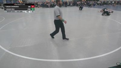 150 lbs Champ. Rd Of 16 - Adam Rea, Open Mats vs Noah Dawejko, Cabot Wrestling Club