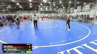 138 lbs Round 1 (6 Team) - Matthew Kaiser, PIT BULL WRESTLING ACADEMY vs Kai Lindsay, BELIEVE TO ACHIEVE