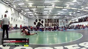 157 lbs Round 4 (6 Team) - Jackson Hawker, Ohio Northern vs Landon Church, University Of Wisconsin Eau Claire