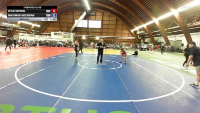 138B lbs Final - Kyle Kitson, Whitney Point High School vs Maximus Heckman, Team X