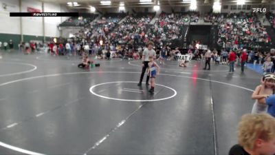 58 lbs Quarterfinal - Maddon Hendrickson, Hawks Wrestling Club (Lincoln) vs Maverick Carruthers, St. Paul Youth Wrestling