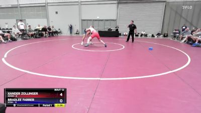 165 lbs Round 3 (8 Team) - Xander Zollinger, Idaho vs Bradlee Farrer, Utah