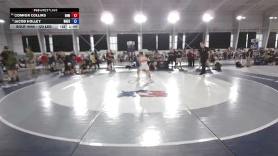 120 lbs Cons. Quarters - Connor Collins, Backyard Brawlers MW vs Jacob Holley, Massa