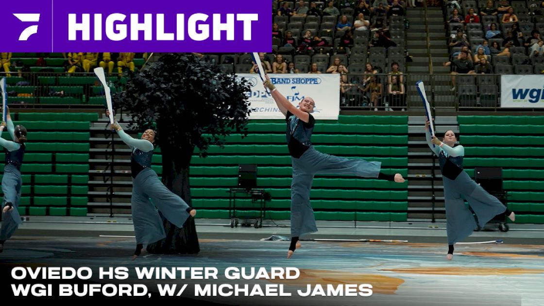 In The Circle With Oviedo HS Winter Guard After Finals