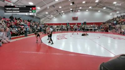 45-49 lbs Round 1 - Wyatt Cosson, Platte Valley vs Logan Osborn, HRA