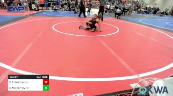 52 lbs Quarterfinal - Keaton Gregory, Vian Wrestling Club vs Cristian Pagan II, Sallisaw Takedown Club