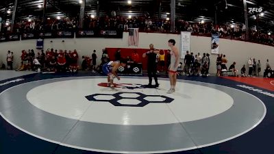 79 kg Champ. Round 1 - Brayden Kuhling, Cincy RTC vs Matthew Waddell, Blue & Gold Wrestling Club