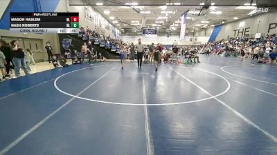 73 lbs Cons. Round 1 - Mason Haslem, Uintah Wrestling vs Nash Roberts, Timpanogos Wrestling