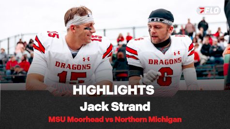 Jack Strand Highlights For MSU Moorhead Football Vs Northern Michigan