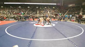 3A-215 lbs Semifinal - Mason Tims, Mountain View vs Brady Calmes, Glenrock