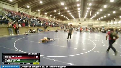 60 lbs Cons. Round 2 - Tayson Teeples, Elite Wrestling vs Nixon Cleveland, Westlake