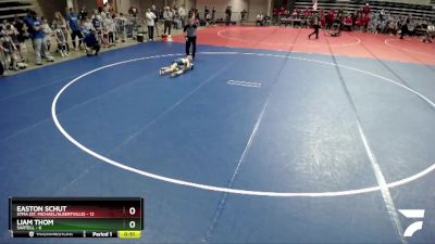 60 lbs Quarterfinals (8 Team) - Easton Schut, STMA (St. Michael/Albertville) vs Liam Thom, Sartell