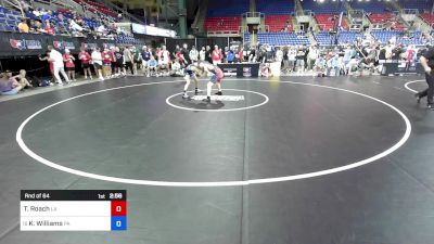 120 lbs Rnd Of 64 - Tyson Roach, LA vs Kamdyn Williams, PA