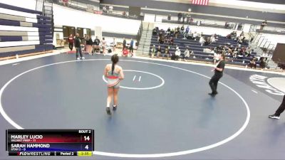 115 lbs Round 1 (4 Team) - Hannah Naccarati-Cholo, Valiant Prep vs Aubrey Meyer, Utah 2