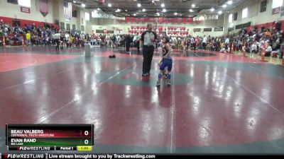 60 lbs Round 1 - Beau Valberg, Centennial Youth Wrestling vs Evan Rand, Big Lake