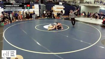 110 lbs. Cons. Round 7 - Larisza Gomez Guevara, DeKalb vs Annabelle Dunlop, Winnetonka