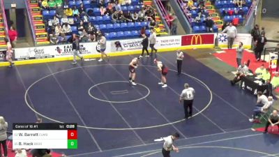 252 lbs Consi Of 16 #1 - William Barrett, Cumberland Valley vs Bobby Hack, Brookville