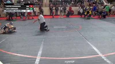 55_B lbs Consi Of 8 #1 - Carter Burneisen, Cranberry vs Luca Cortazzo, West Jefferson Hills