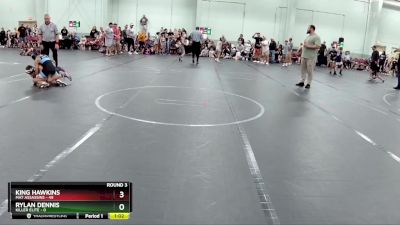 84 lbs Round 3 (8 Team) - King Hawkins, Mat Assassins vs Rylan Dennis, Killer Elite