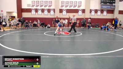 90-97 lbs Round 2 - Nathan Bolin, Shelby County Elite vs Bryant Robertson, Franklin WC