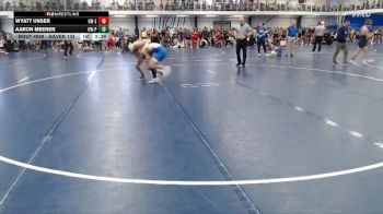 Silver 133 lbs Champ. Round 2 - Aaron Meenen, Wisconsin-Platteville vs Wyatt Unser, Wisconsin-Eau Claire