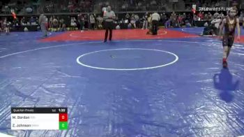 65 lbs Quarterfinal - Max Gordon, Irish Outlaws vs Zander Johnson, Granite City Wrestling Association