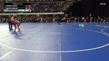130 lbs Quarterfinal - Conner Moser, Mollitium vs Trevin Johnson, Summit Wrestling Academy