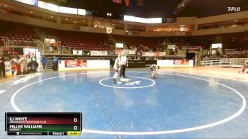 83 lbs Champ. Round 2 - Cj White, Grindhouse Wrestling Club vs Miller Williams, Morenci