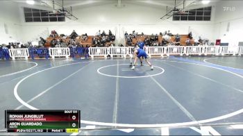 126 lbs Champ. Round 3 - Aron Guardado, South vs Roman Jungblut, San Marcos (Santa Barbara)
