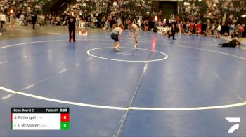 150 lbs Cons. Round 2 - Kaden McAllister, Elkhorn Valley Wrestling Club vs Josiah Pattangall, Oberlin Youth Wrestling