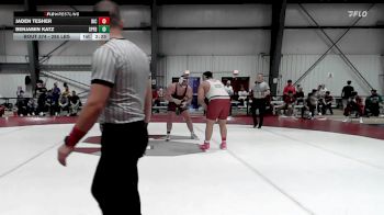 285 lbs Semifinal - Jaden Tesher, Rhode Island College vs Benjamin Katz, Springfield