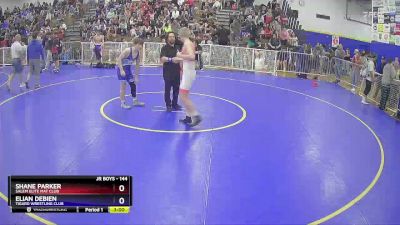 144 lbs Cons. Round 4 - Shane Parker, Salem Elite Mat Club vs Elian Debien, Tigard Wrestling Club