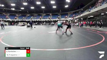 190 lbs Cons. Round 2 - Nathan Pinski-Izguerra, Oak Forest vs David Randecker, Woodstock North