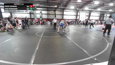 118 lbs Quarterfinal - Paige Stankina, Gilbertsville vs Jane Rodrigues, Piscataway