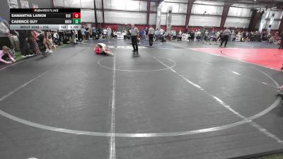 103 lbs Quarterfinal - Samantha Larkin, Old Bridge vs Cadence Guy, Oneonta