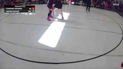 238 lbs Cons. Semi - Carleigh Jackson, West Holt vs Nevaeh Bryant, Wood River Wrestling Club