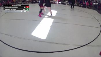 238 lbs Cons. Semi - Carleigh Jackson, West Holt vs Nevaeh Bryant, Wood River Wrestling Club