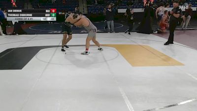 215 lbs Consi Of 8 #1 - Ian Denue, Mt. Anthony Union vs Thomas Osborne, Andover