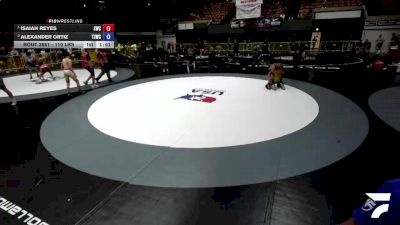 110 lbs 1st Place Match - Isaiah Reyes, Scotsmen Wrestling Club vs Alexander Ortiz, Team Selma Wrestling Club