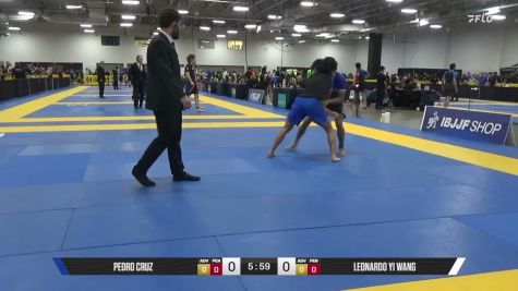 Leonardo Yi Wang vs Pedro Cruz 2026 Pan IBJJF Jiu-Jitsu No-Gi Championship