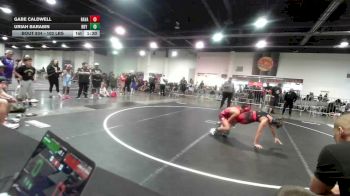 102 lbs Quarterfinal - Gabe Caldwell, Ravage WC vs Uriah Barabin, Rby Wc