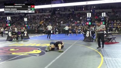 132 lbs Consi Of 16 #1 - Alejandro Navarro, Valencia/Valencia (SS) vs Kekoa Ogawa, Central Catholic (SJ)