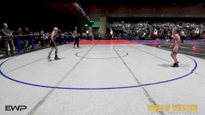 85 lbs Quarterfinal - Bentley Newman, Illinois Valley Youth Wrestling vs Hendrix Daybell, Payson Lions Wrestling Club