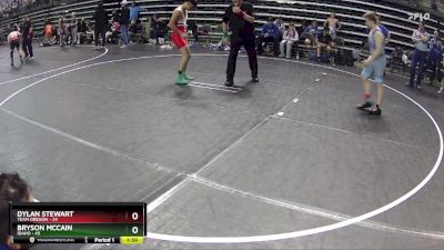 140 lbs Finals (8 Team) - Dylan Stewart, Team Oregon vs Bryson Mccain, Idaho