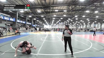 160 lbs Round Of 32 - Tristan Mobley, SC vs Devon Weber, NY