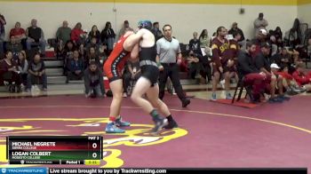 184 lbs Cons. Semi - Logan Colbert, Modesto College vs Michael Negrete, Sierra College