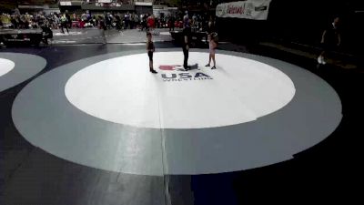 53 lbs Champ. Round 2 - Suliman Abdullah, Mad Dawg Wrestling Club vs London Unpingco, One Shot Wrestling