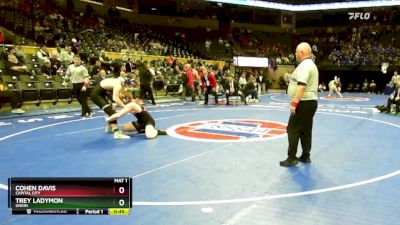 175 Class 3 lbs Cons. Round 3 - Cohen Davis, Capital City vs Trey Ladymon, Union