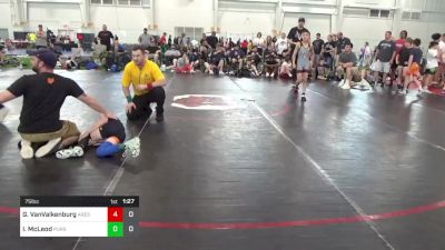 75 lbs Final - Grayson VanValkenburg, Ares W.C. (MI) vs Ian McLeod, Pursuit